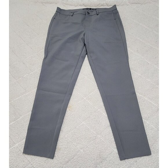 Lafayette 148 New York Womens Gray Mercer Pants Mid Rise Stretch Size 8 - Picture 4 of 11
